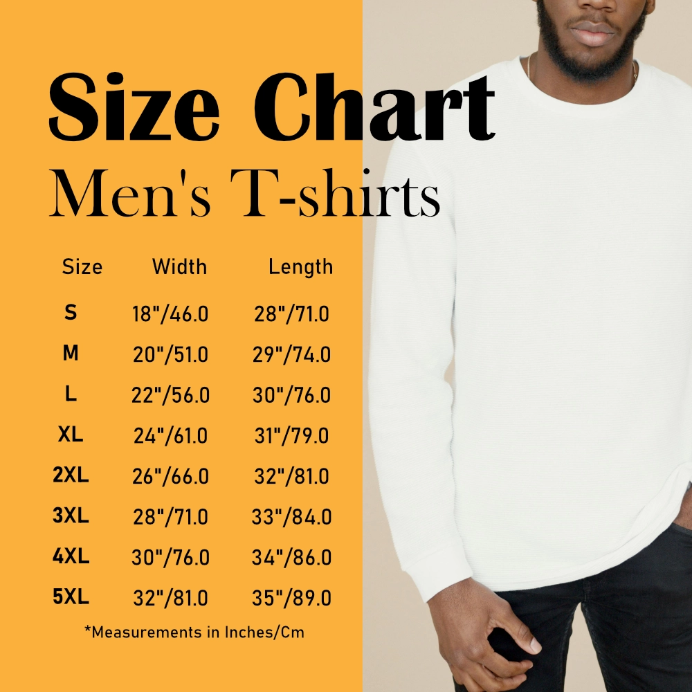 Size Chart for Men
